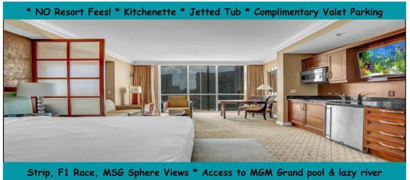 Signature Mgm Suite With Strip And Sphere View Las Vegas Exterior photo